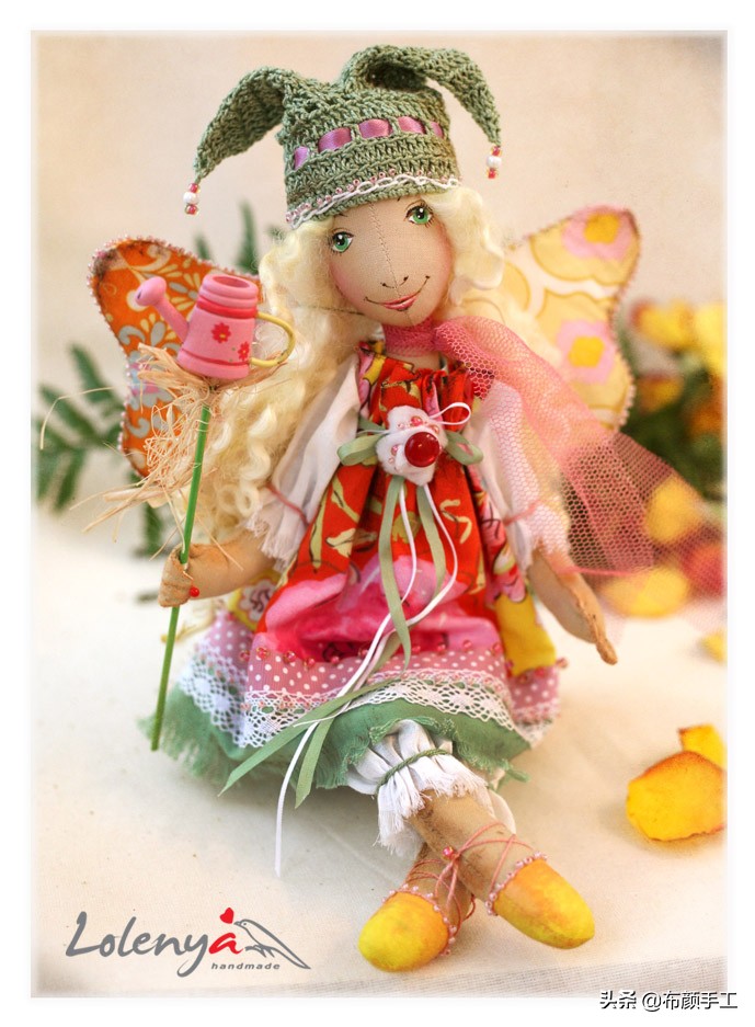 OlgaAbakumova的布艺娃娃,魔法花园里小花仙