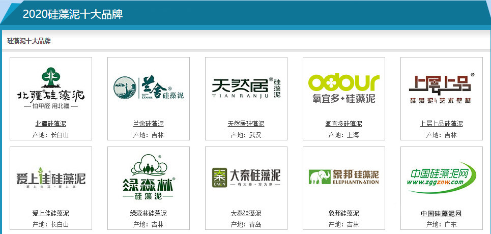 中国十大硅藻泥排名,北疆硅藻泥是十大品牌之一吗