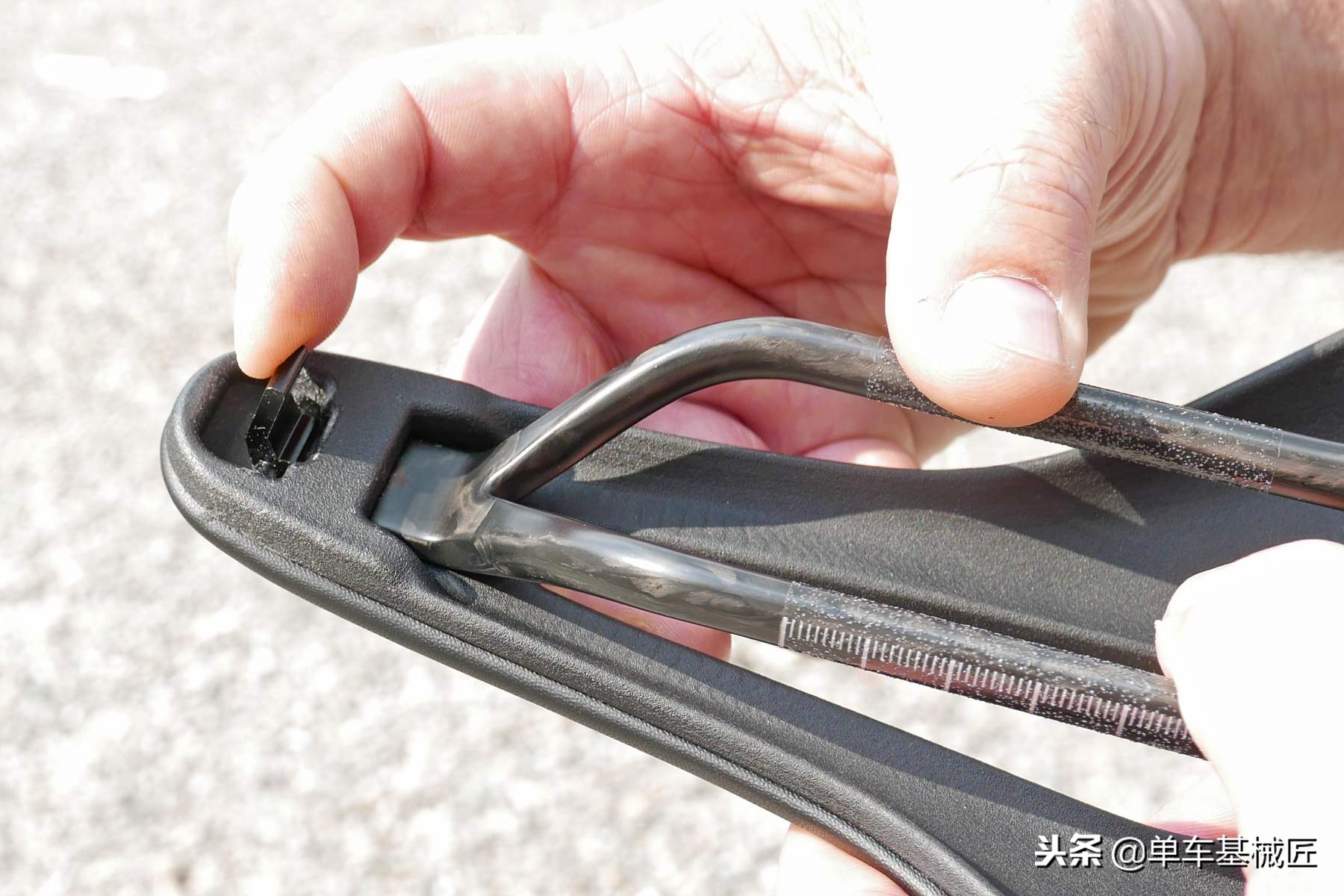 山地车座管碳纤维调节器,可调节车把增高