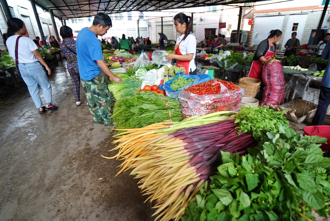 逛农村的农贸市场,逛屏边农贸市场