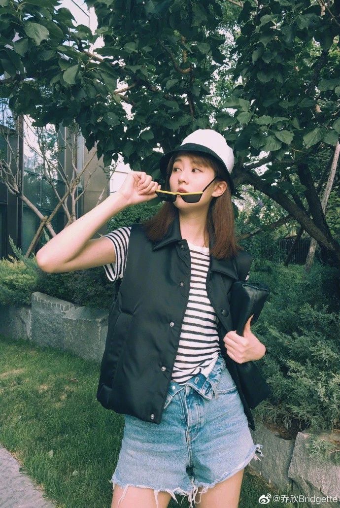 乔欣的熊猫妆照片,乔欣和熊猫眼妆