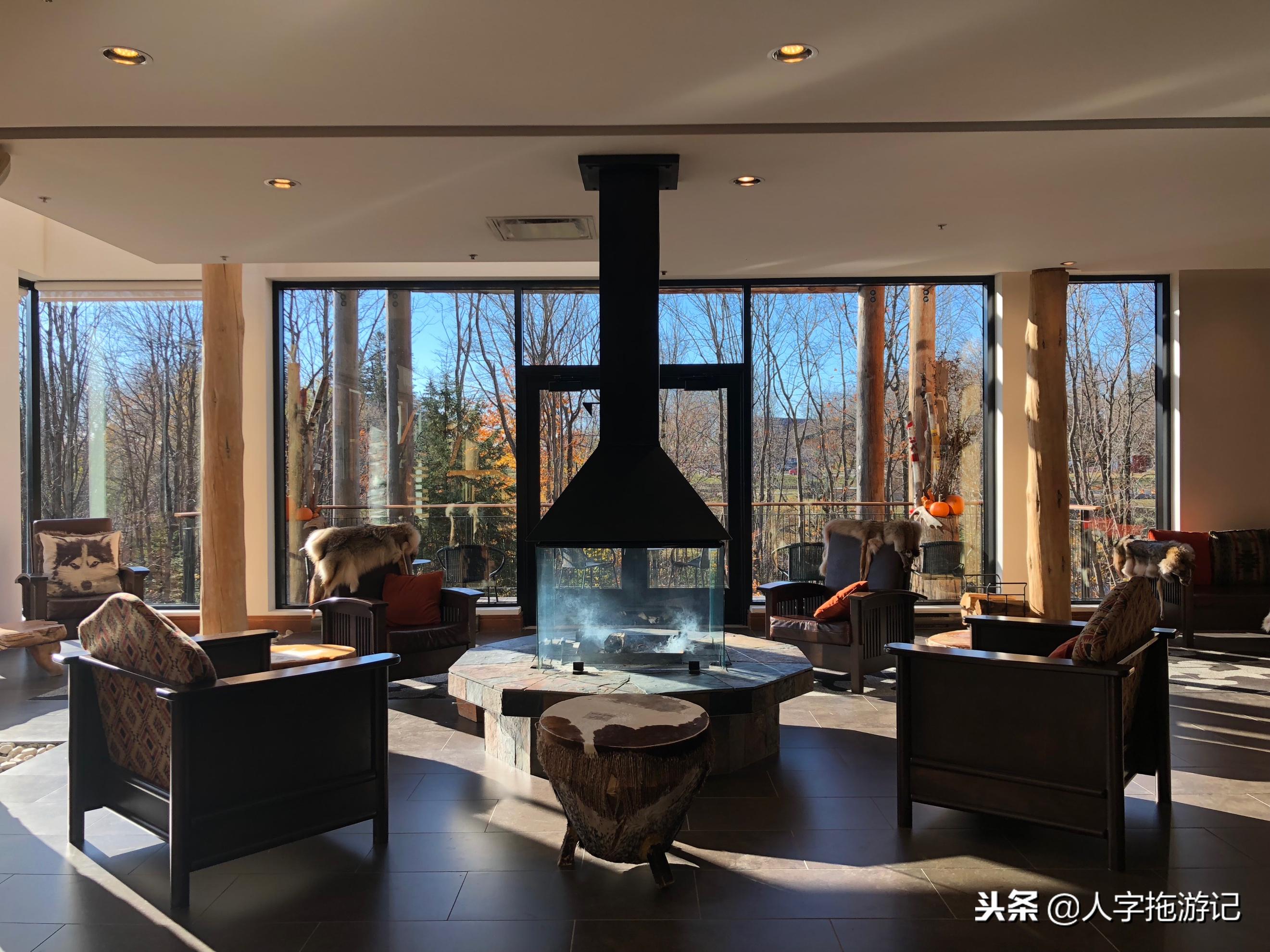 冬日极客，加拿大Wendake穿着狼爪去狼族