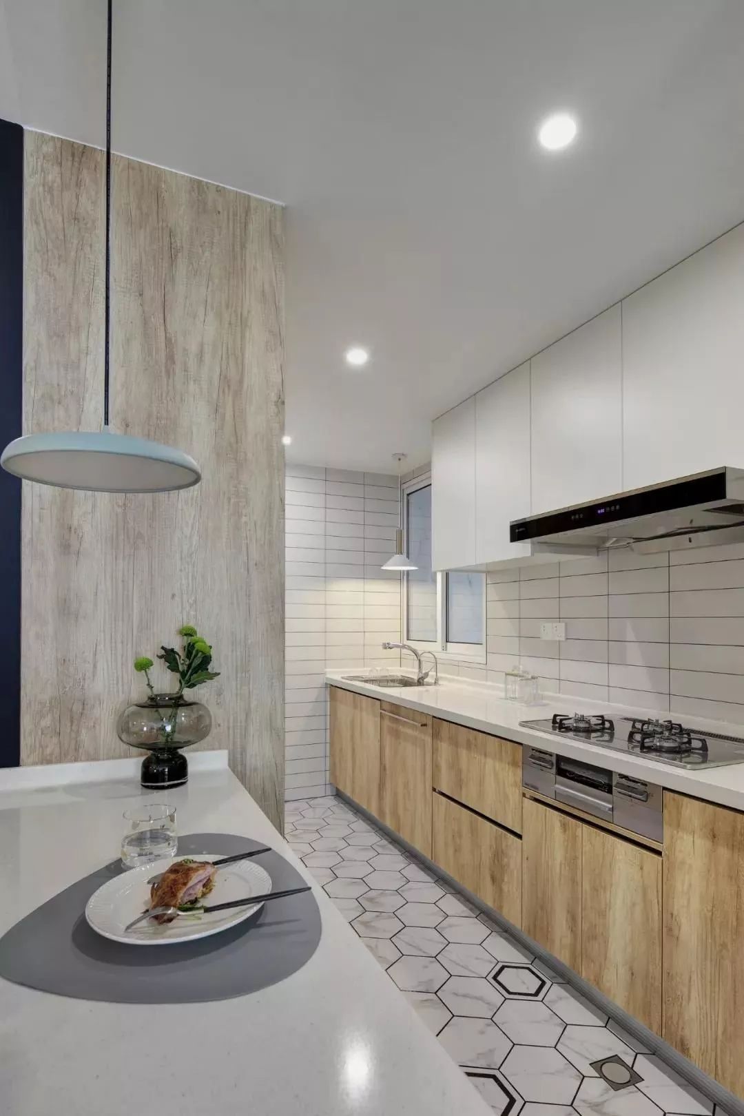 厨房橱柜门新中式款式和颜色,橱柜门颜色香芋色