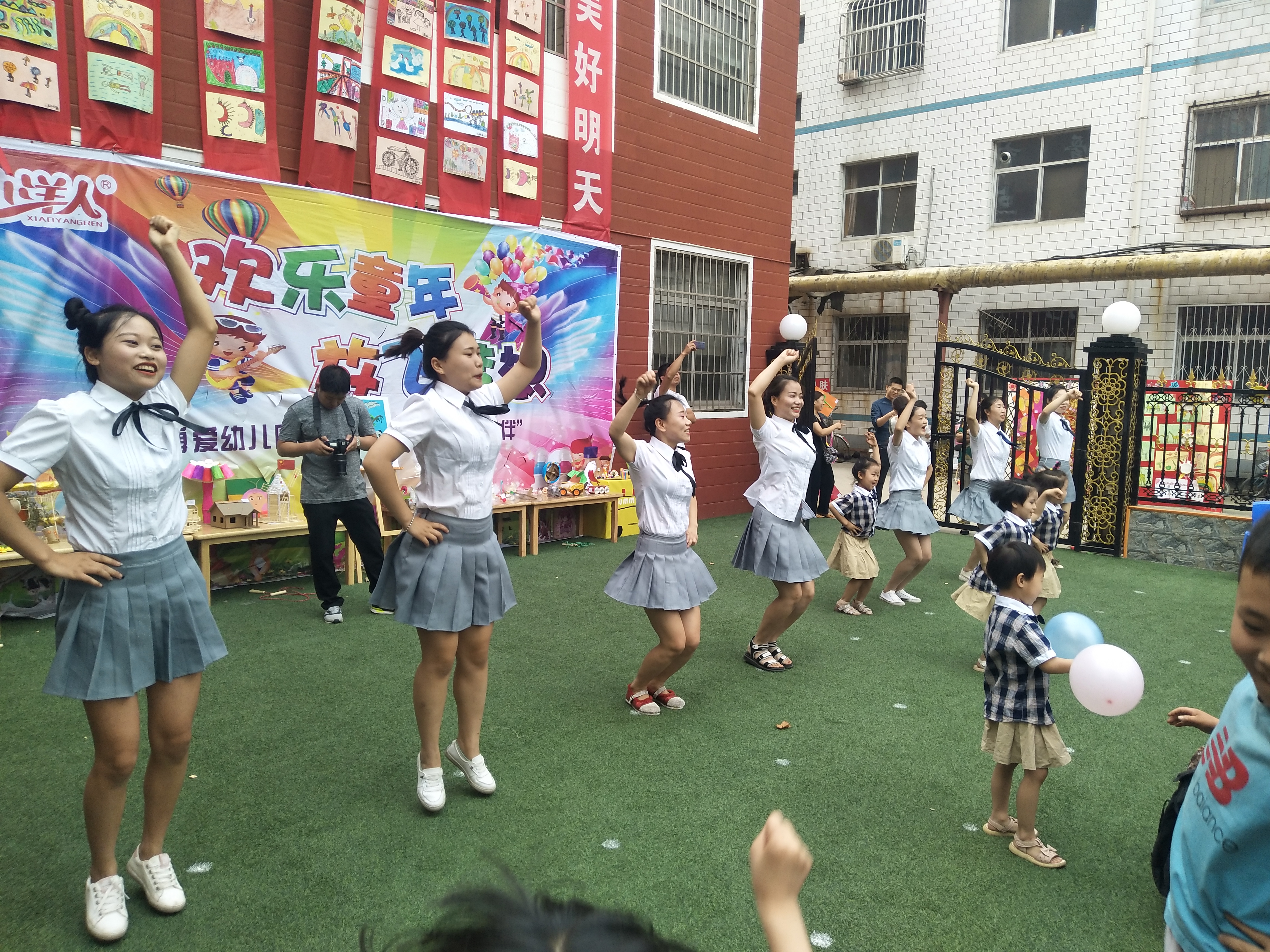 这是石家庄哪家幼儿园?六一活动太壮观啦!