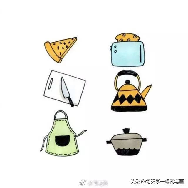 简笔画大全衣服类的,其他类简笔画大全