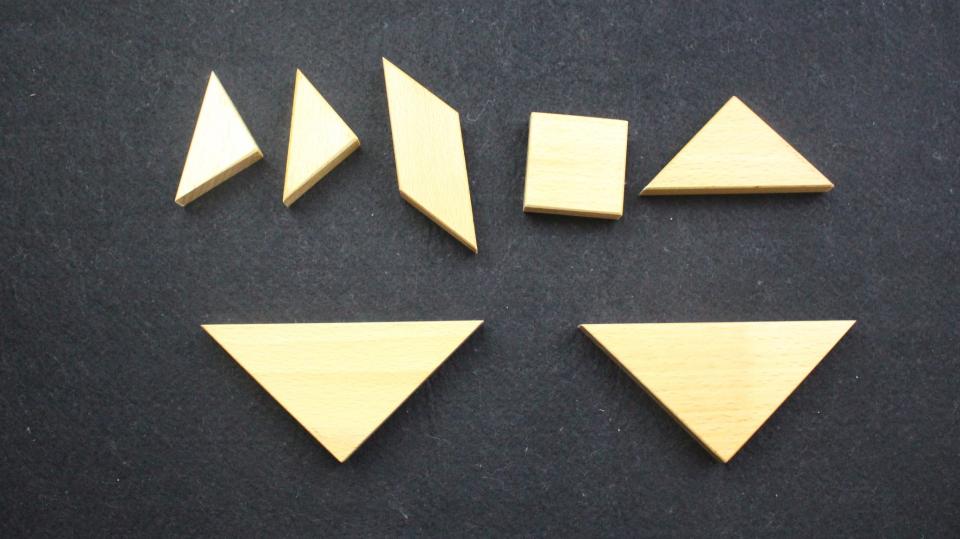 七巧板几何拼图,七巧板简单100种拼图