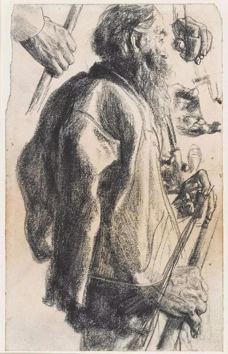 门采尔风景速写高清大图,速写临摹大师作品