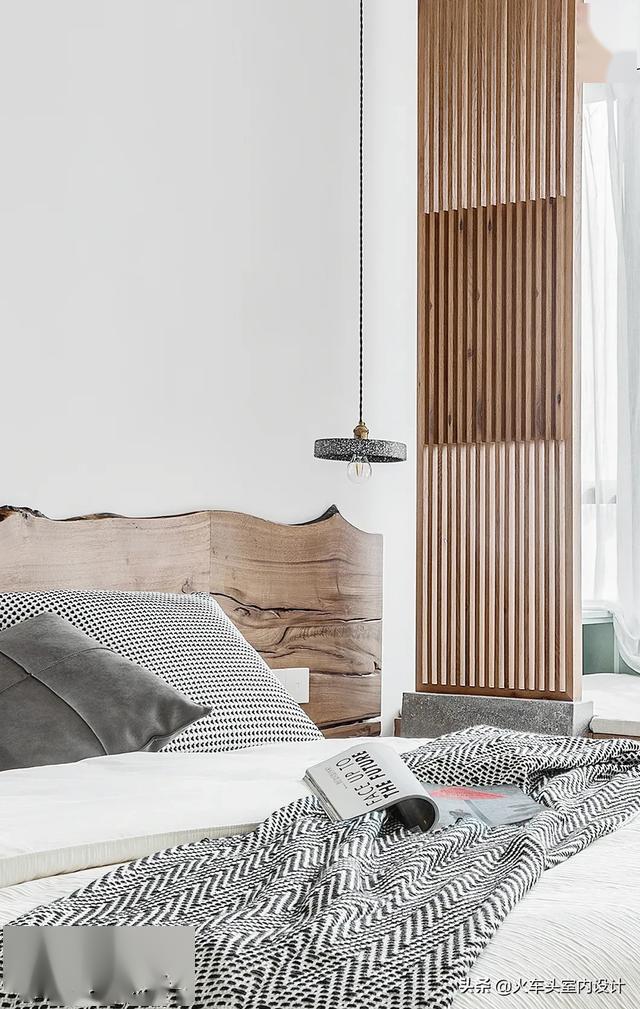 原木风吊顶效果图客厅简约,简约原木风