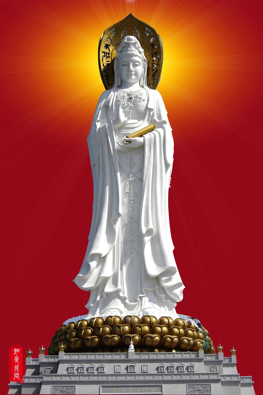 西方三圣是指阿弥陀佛图片,佛教西方三圣阿弥陀佛像