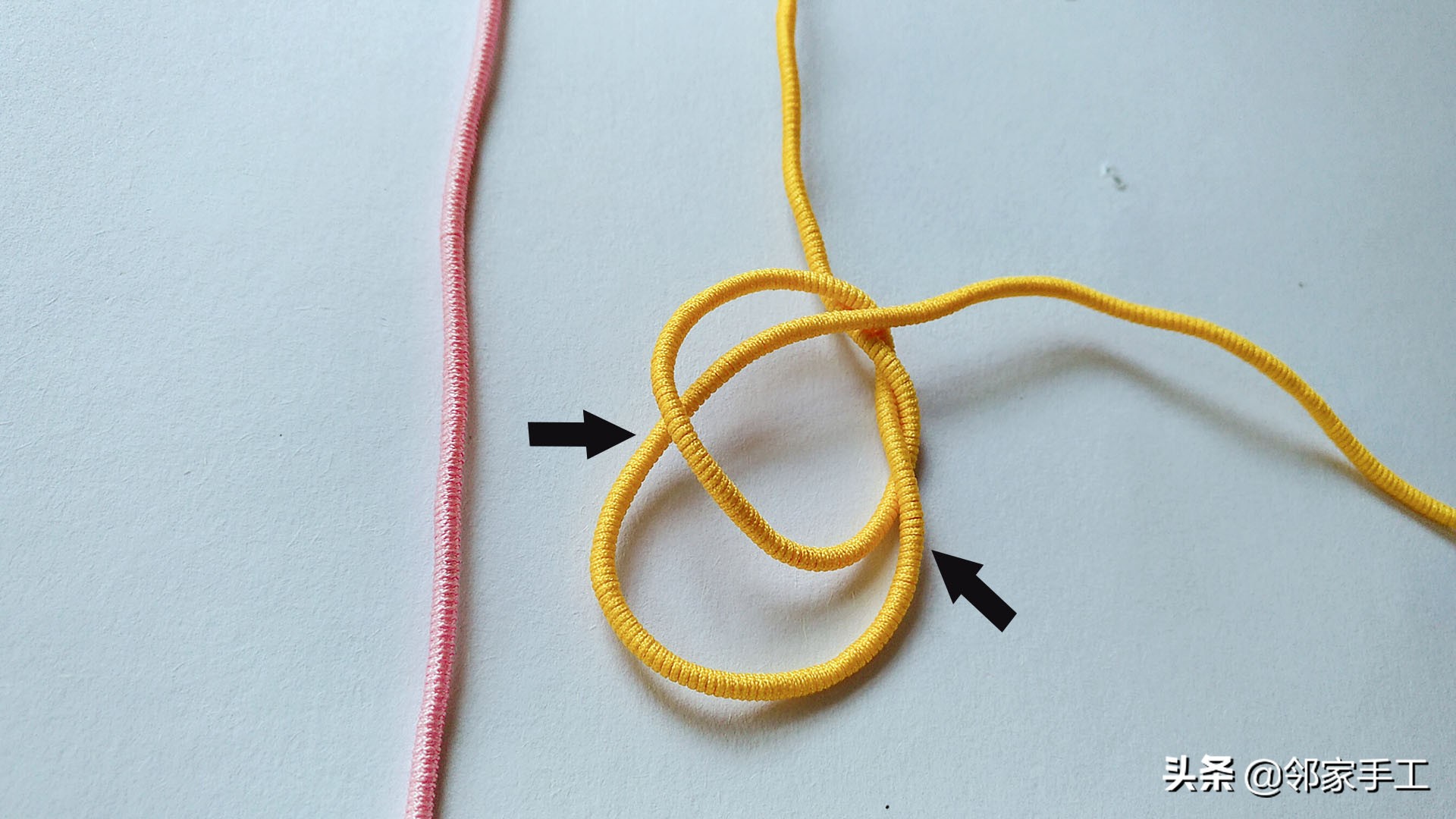 同心结曼陀罗结编法教程慢动作,曼陀罗同心结手绳半成品