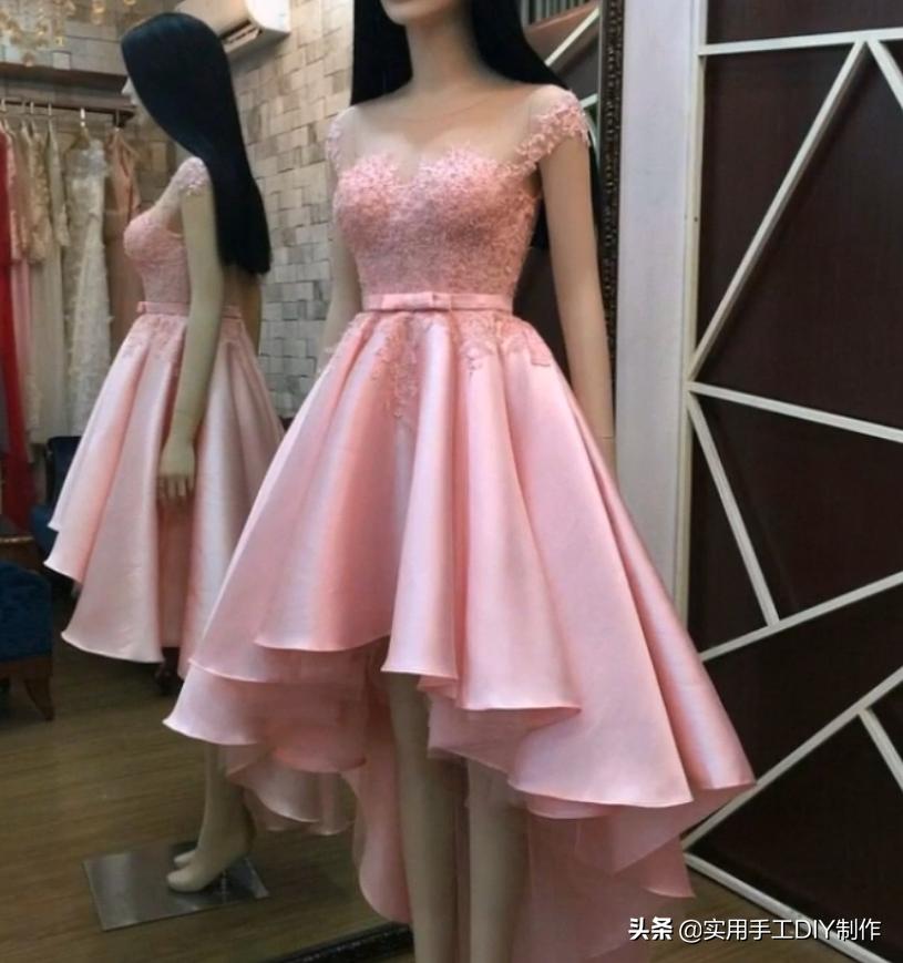 布艺拼接格子裙子,蕾丝拼贴连衣裙