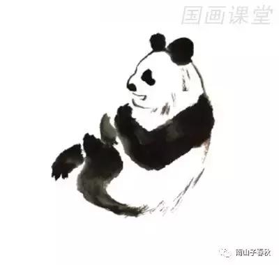 教你画大熊猫水彩画,黑色与白色的大熊猫怎么画才好看