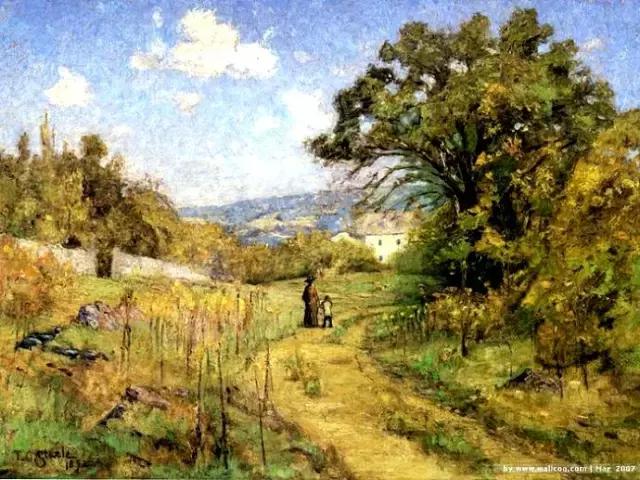 100张油画风景欣赏每一张都是顶配,100张风景油画初学者临摹