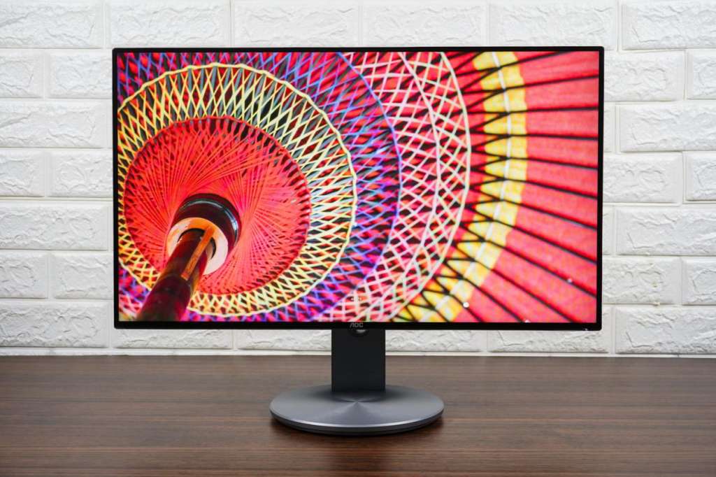 *击狙**U2417H，133%广色域四面微边入门专显AOCi2490PXZ评测报告