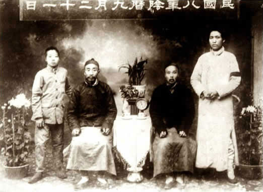 文七妹：仅留唯一合照，临终念叨石三伢子，毛*东泽**含泪写下祭母文