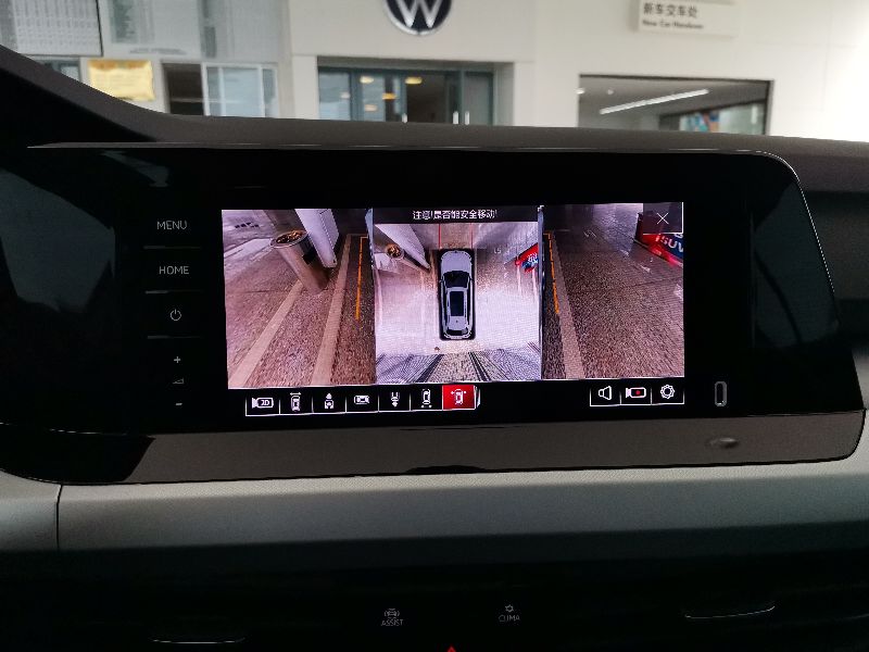 高尔夫8代加装原装倒车影像,高尔夫8代280tsi导航怎么设置