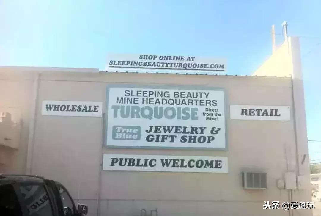 美国天然绿松石真品,美国老料绿松石