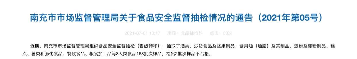 四川白酒检出不合格,中国食品报白酒