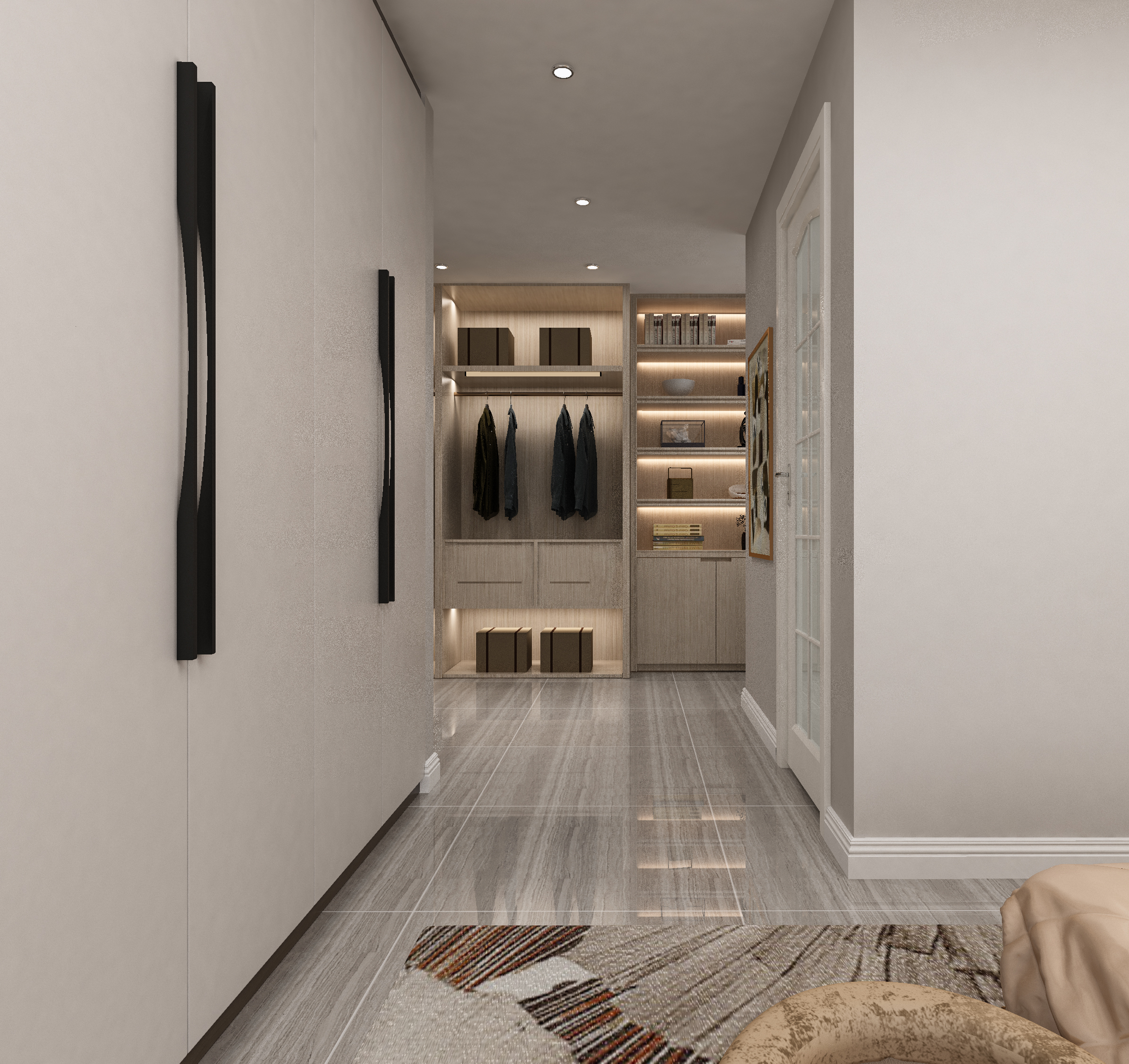 入户门正对走廊尽头窗户如何补救,家装过道尽头怎么弄好看