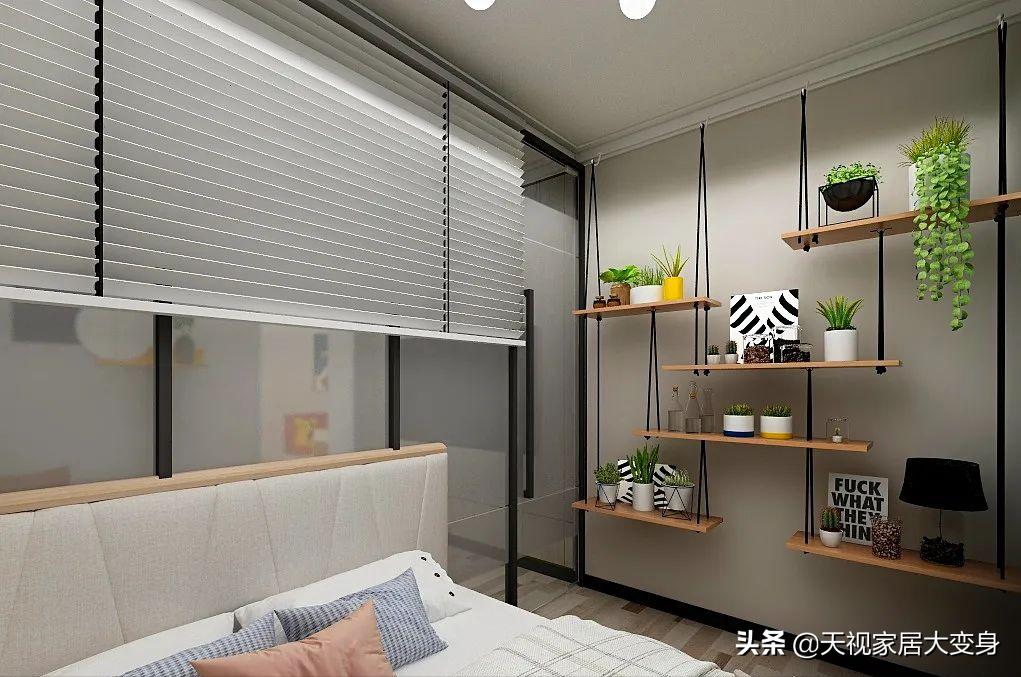 13.6平米卧室如何变两室，让老人子女都能住得下