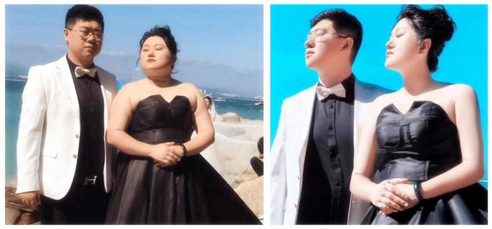 婚纱照p得很不真实,拍婚纱照身高差距大怎么办