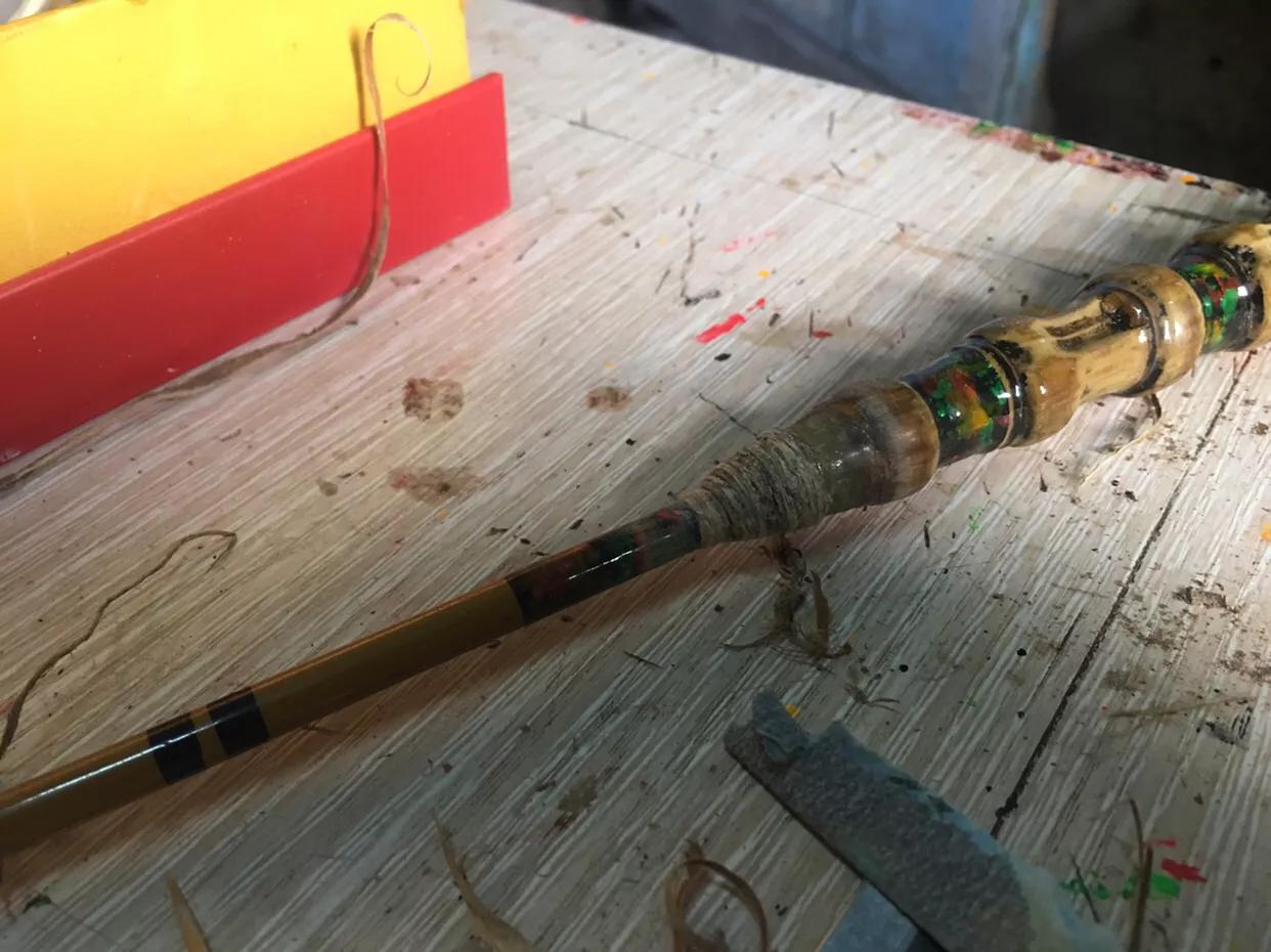 手竿换把怎么换,罗汉竹手竿