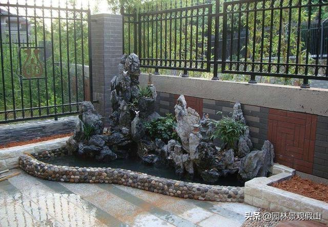 盆景假山用什么草点缀,室内景观假山鱼池绿化