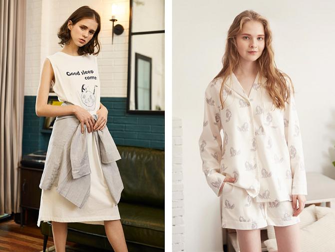 甜美风时尚家居服套装,甜美风的家居服