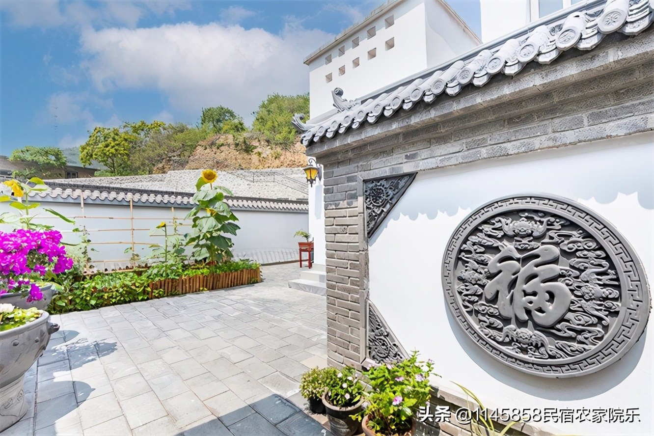 门头沟四合院民宿设计案例,北京清山堂度假别墅团购