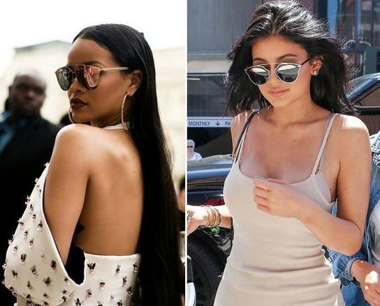 配墨镜既显气质又时髦,时尚搭配高级感墨镜