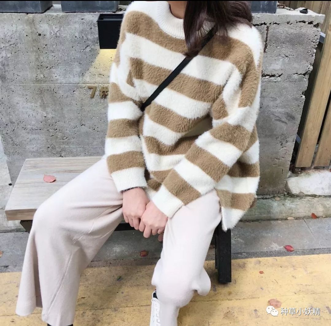 秋季必备软糯条纹毛衣超舒服,秋冬款必备毛衣视频