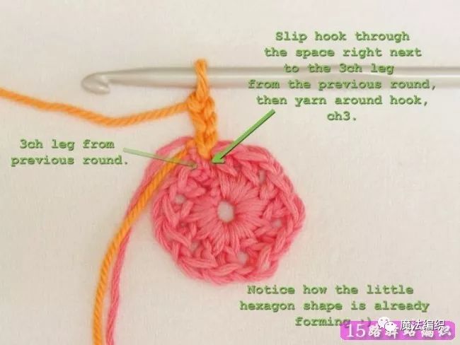 钩针足球教程图解,钩针编织足球的教程