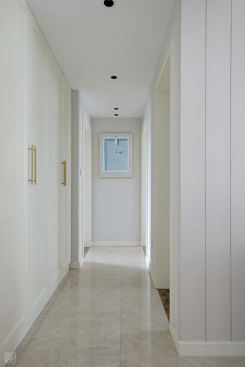 135平方米美式3房2厅精装修效果图,110平的美式风格三居清新优雅