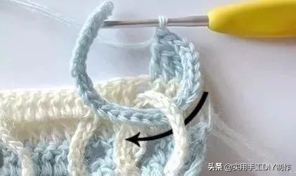 钩辫子针编织教程,钩织辫子针收尾教程视频