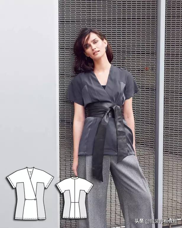 时装设计图手绘教程,服装制版图案大全