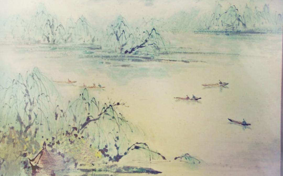 草书高鼎村居书法作品,草书唐人绝句书法作品