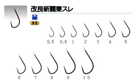 各种鱼钩适合钓哪些鱼,最常见的几种鱼钩大小比较