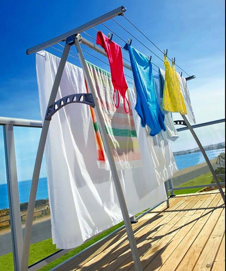 日式小型阳台晾衣,阳台晾衣就用它