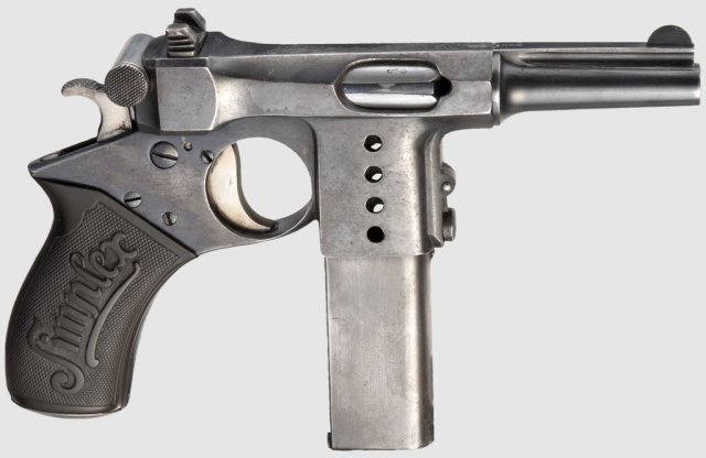 伯格曼3a手枪,伯格曼1型自动手枪