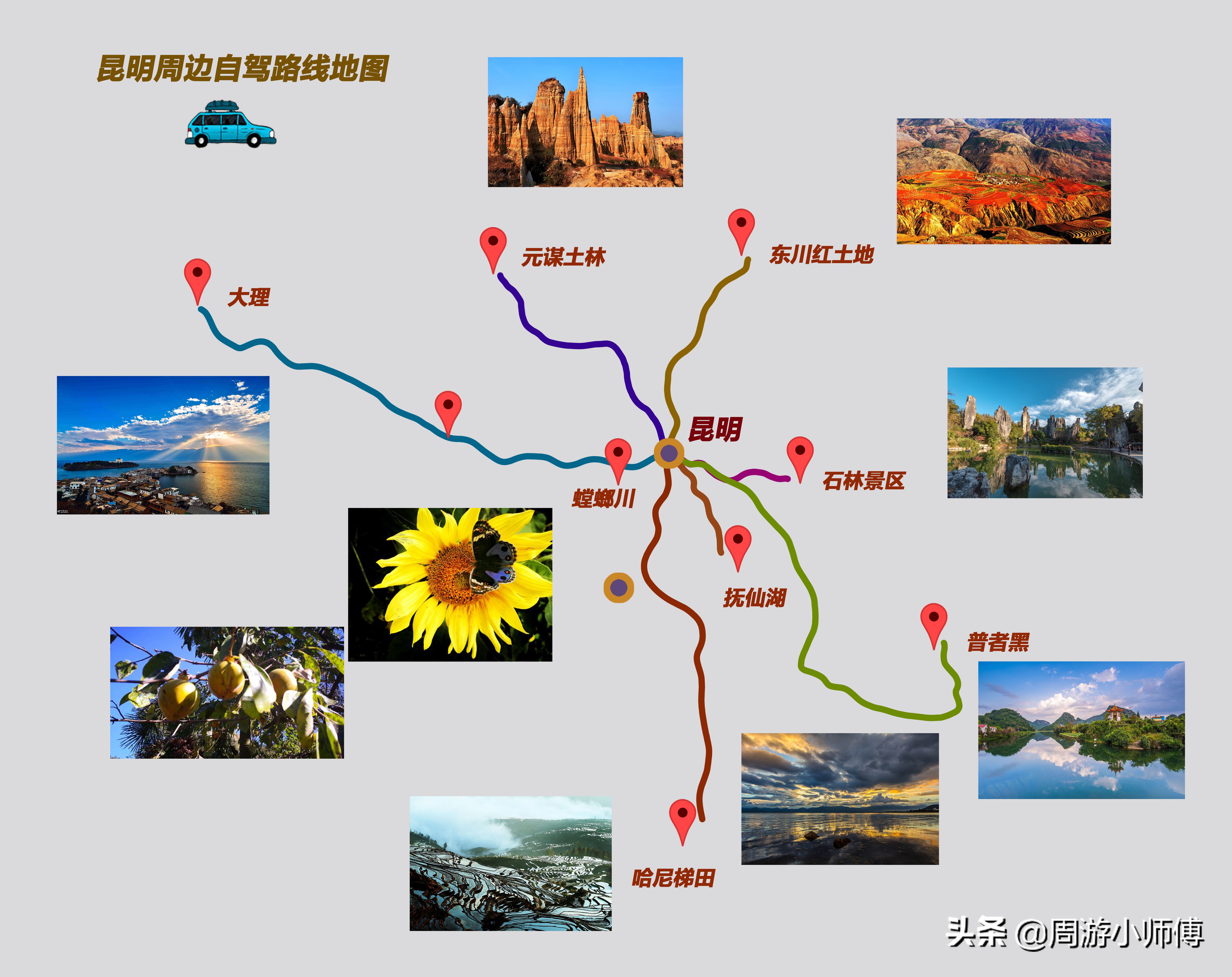 中国最受欢迎的十大自驾路线top1,中国最详细自驾路线攻略图