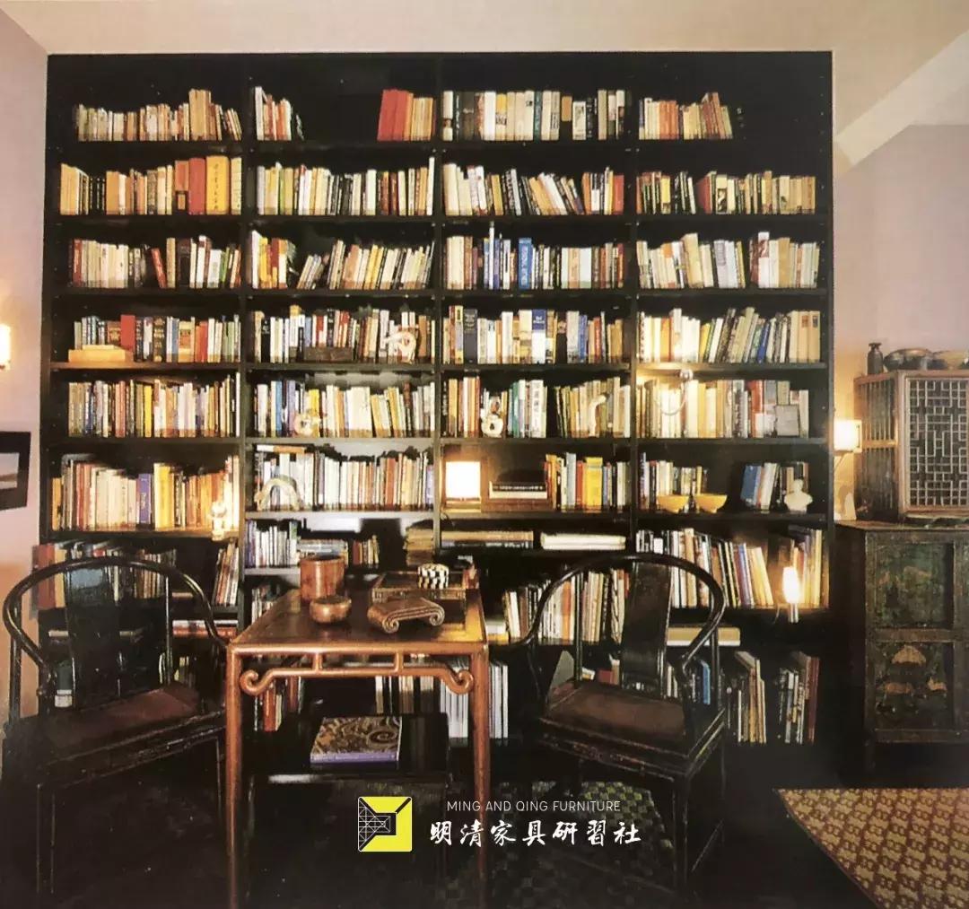 古典家具现代空间书房,古典家具与现代空间书房