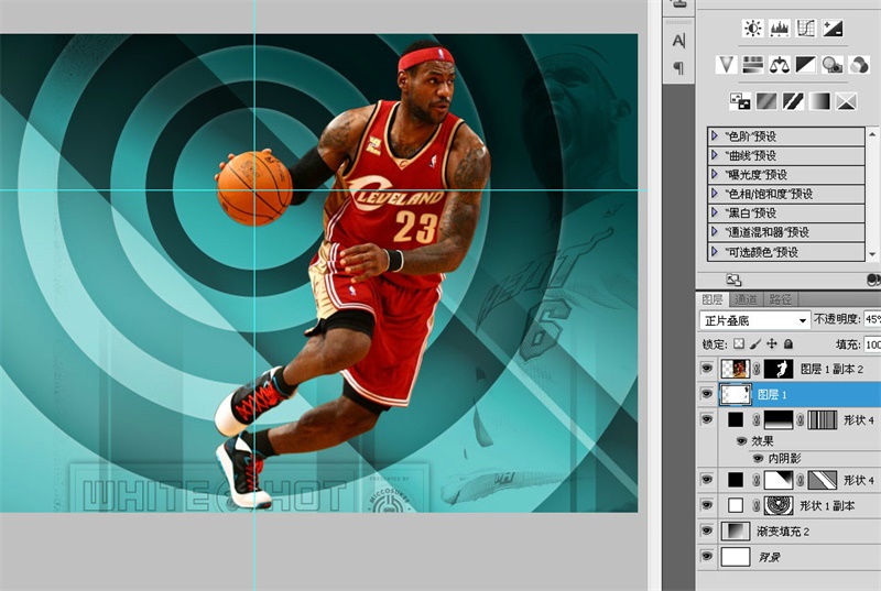 詹姆斯的巨型海报,最强nba詹姆斯海报