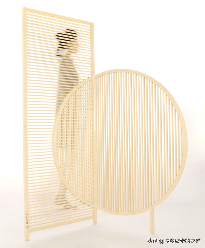 裁剪山河入画屏，创意屏风设计