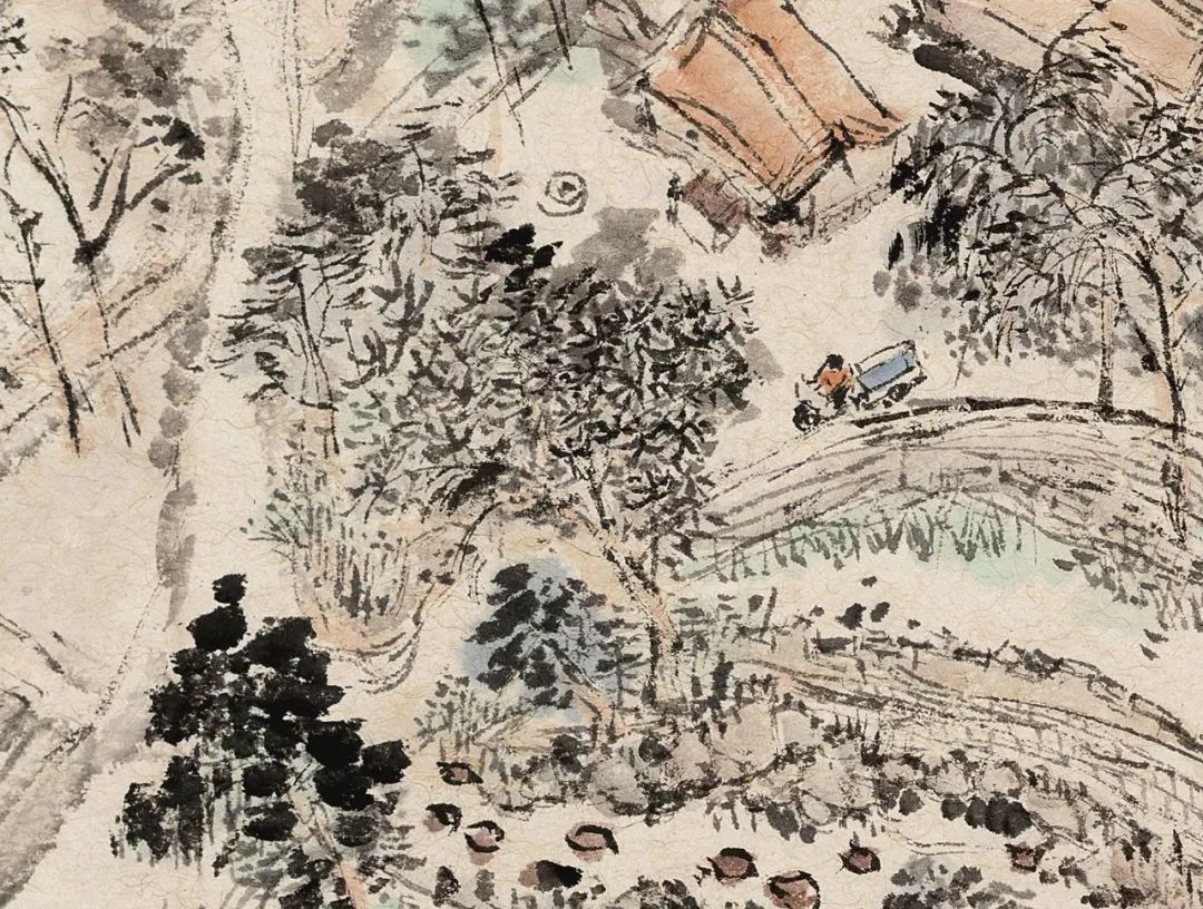 龙瑞早期山水画,龙瑞写意山水技法