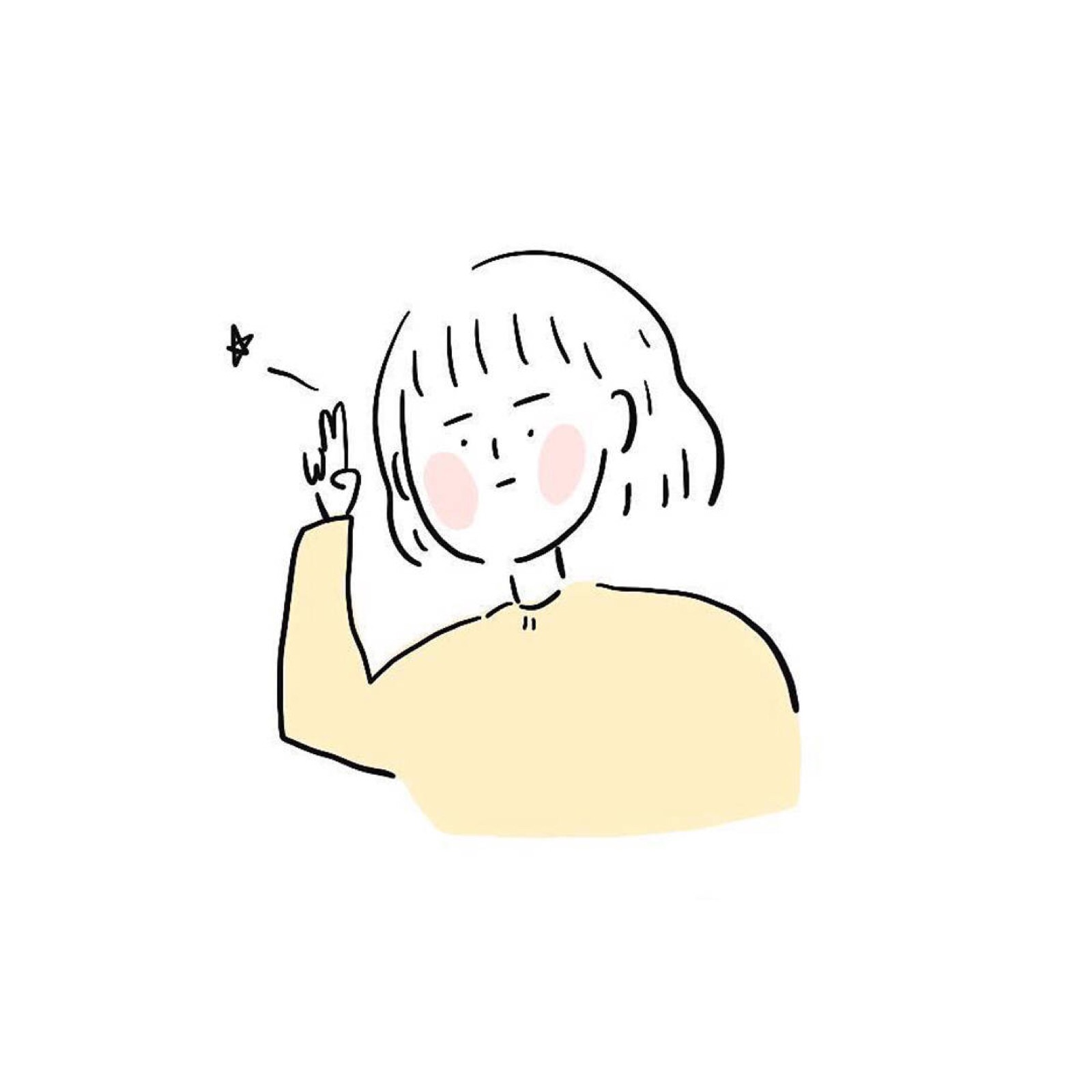 简笔画小人头像九宫格,简笔画小人情侣头像一对