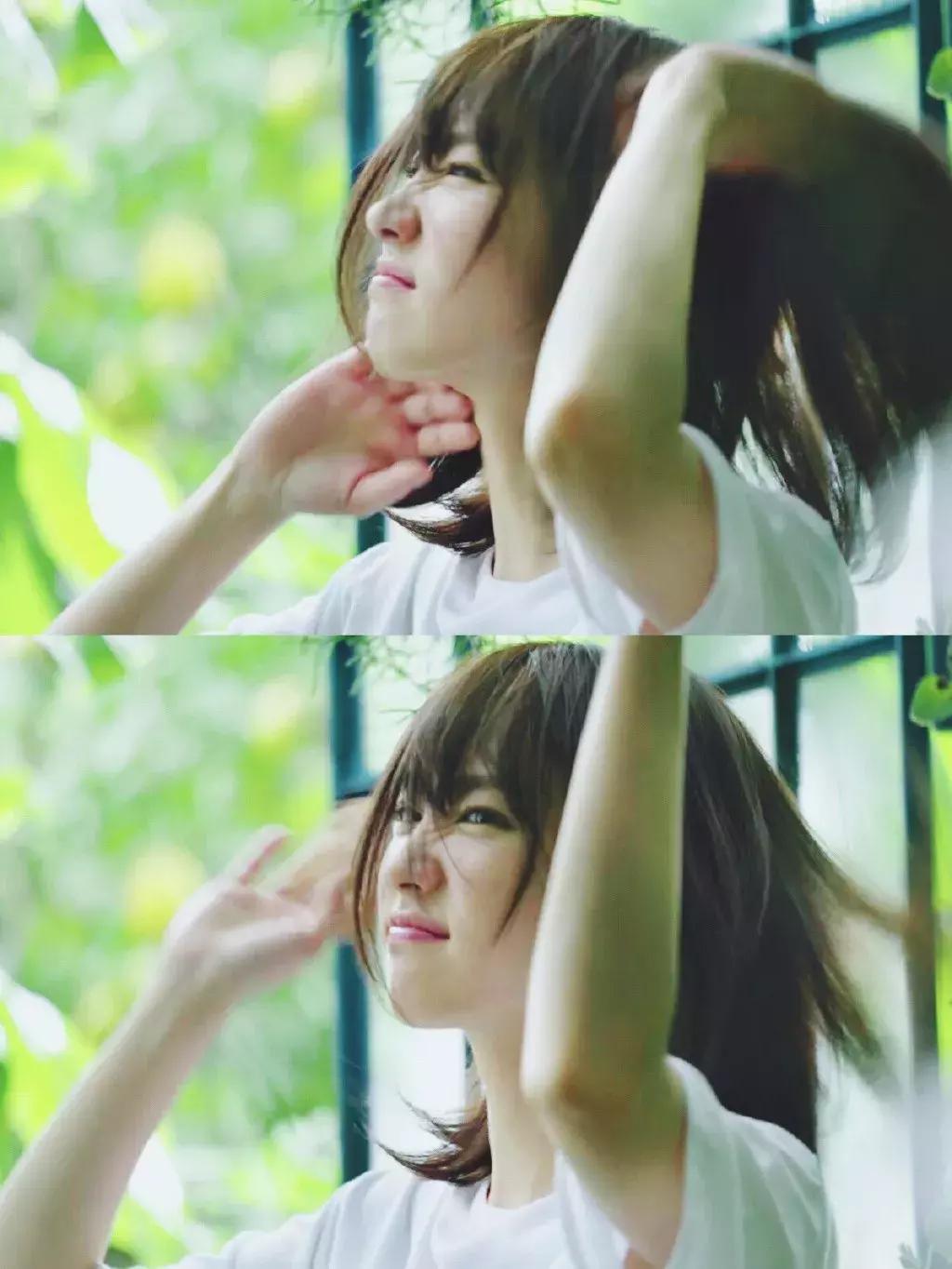 内扣怎么卷短发,一边内扣一边外翘短发