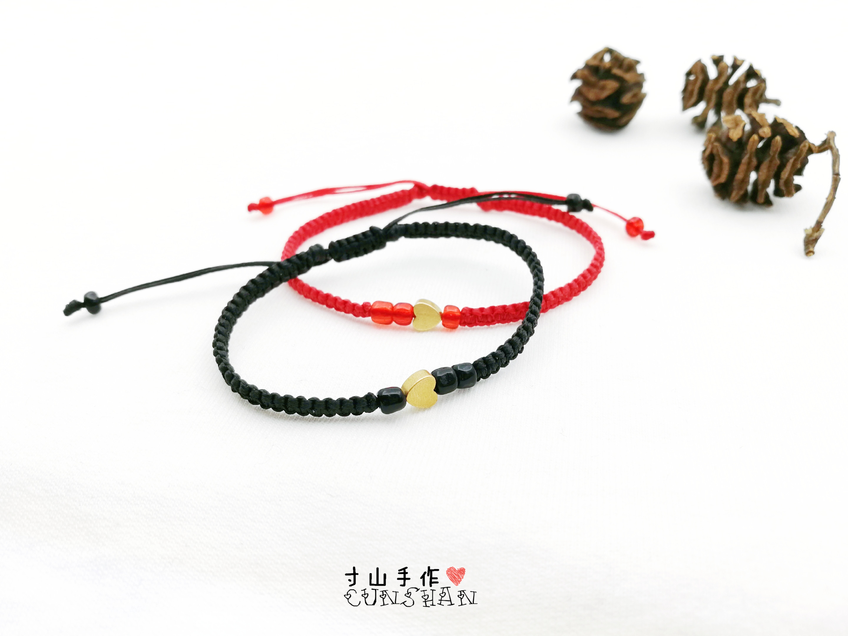 文玩手串的绳结怎么系,文玩手串绳子十字结打结方法