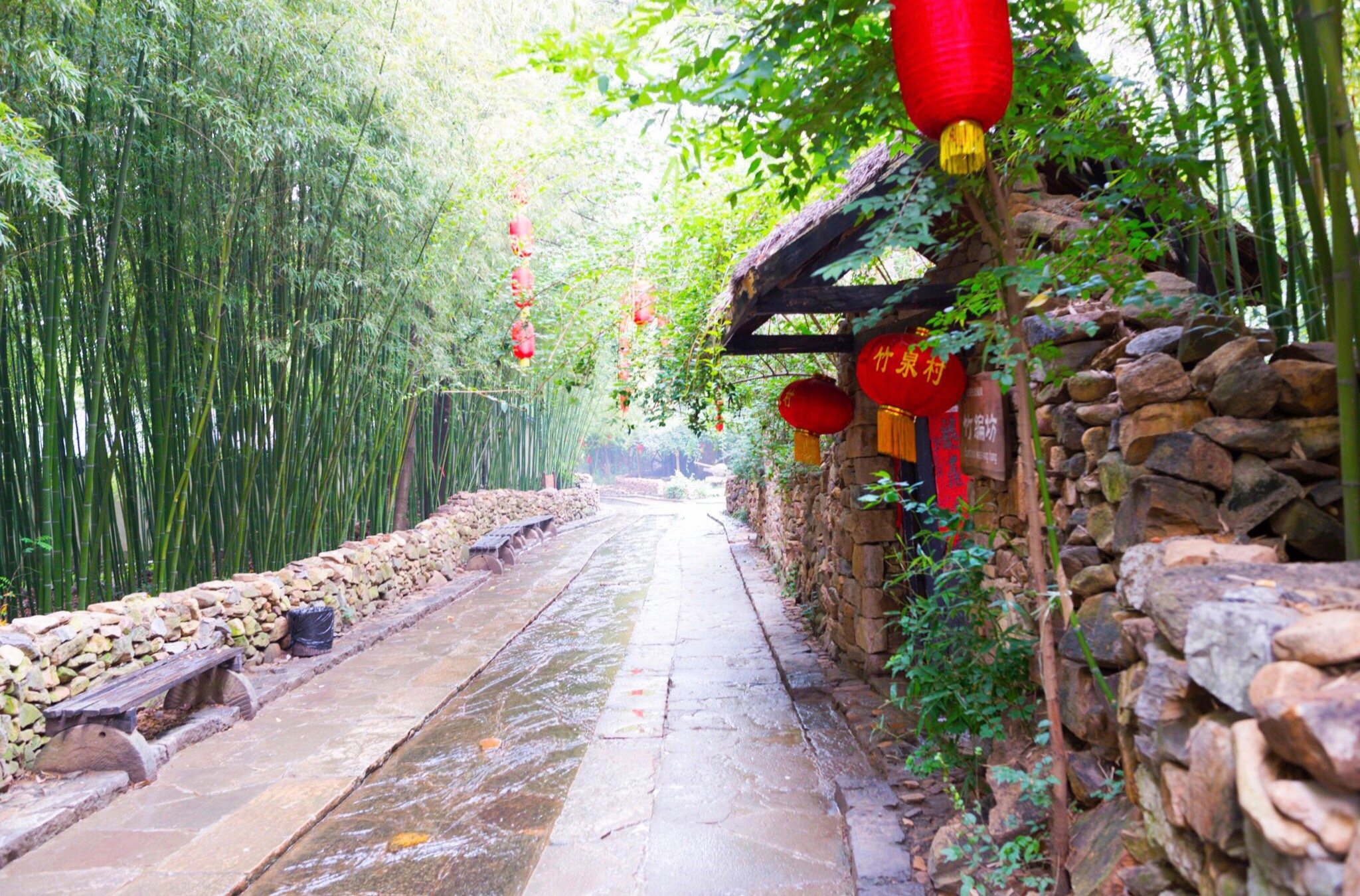 山东最美的古村落竹泉村,世外桃源般的山东古村