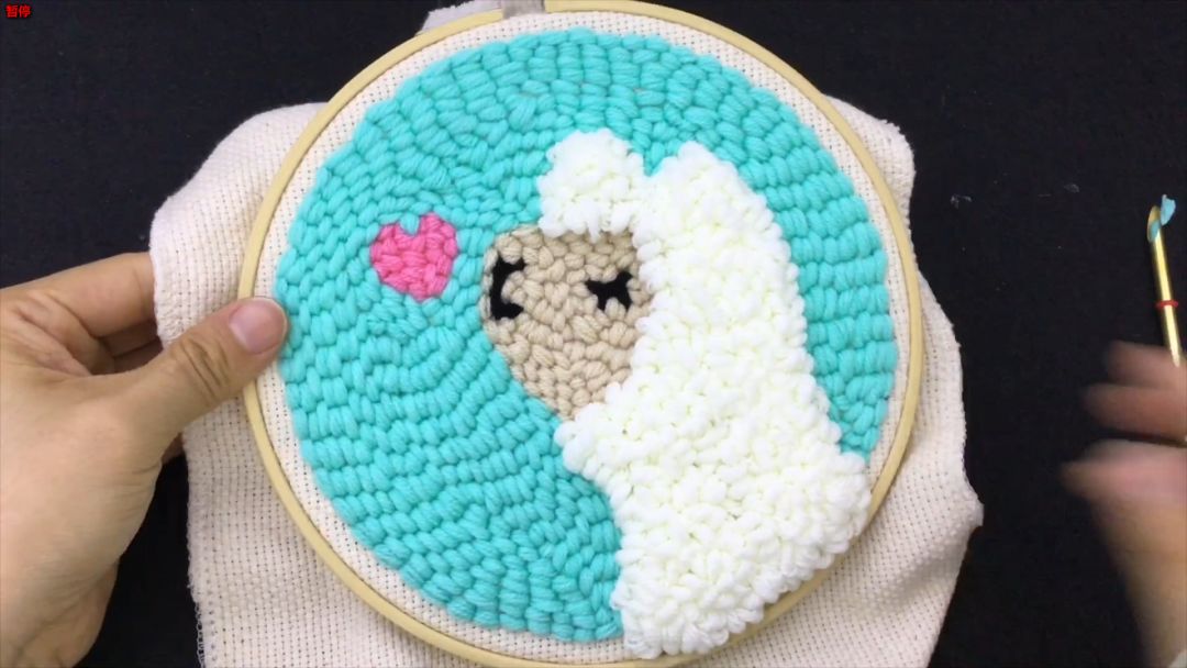 diy刺绣小图案戳戳绣,刺绣文化戳戳绣