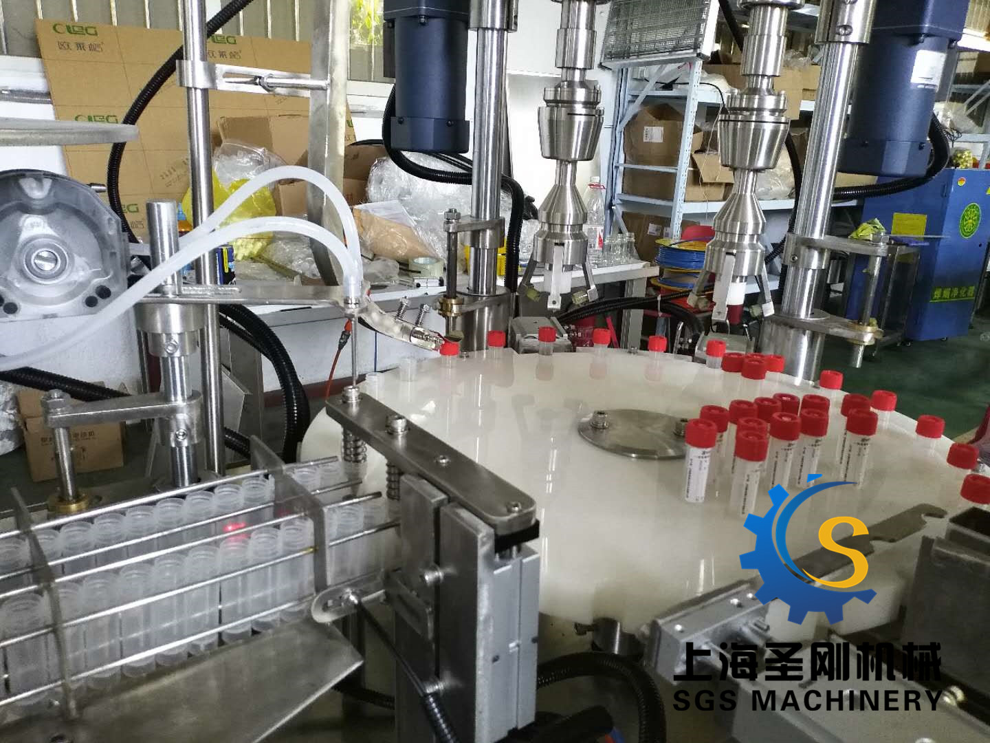 生化清血灌装机旋盖机血球试剂灌装机设备